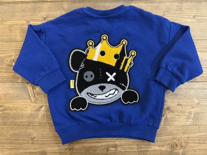 Upcycle mikina king 3-4Y