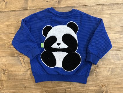 Upcycle mikina panda 3-4Y