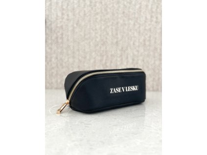 3v1 Kosmetická taštička malá "Zase v lesku" | černá