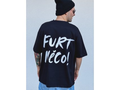 3v1 Pánské tričko "Furt něco" | černá