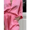 3v1 Dámský saténový komplet | růžová