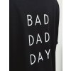 3v1 Pánské tričko "Bad dad day" | černá