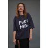 3v1 Dámské tričko raglan "Furt něco" | tmavě šedá