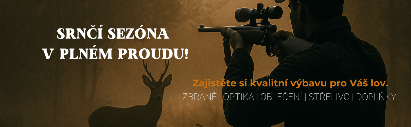 Srnčí sezóna v plném proudu! Zajistěte si kvalitní výbavu pro Váš lov.