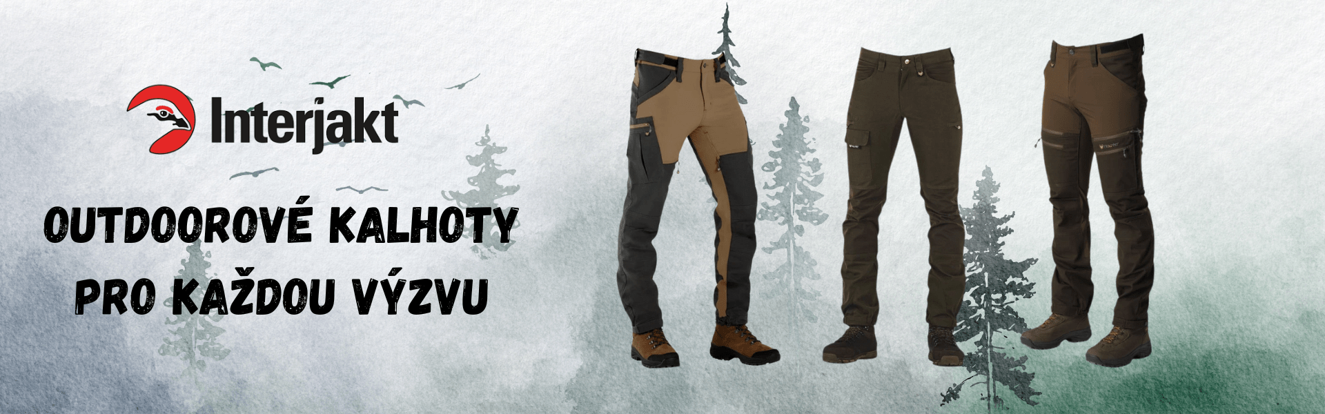 Outdoorové kalhoty Kalhoty do přírody Pro myslivce