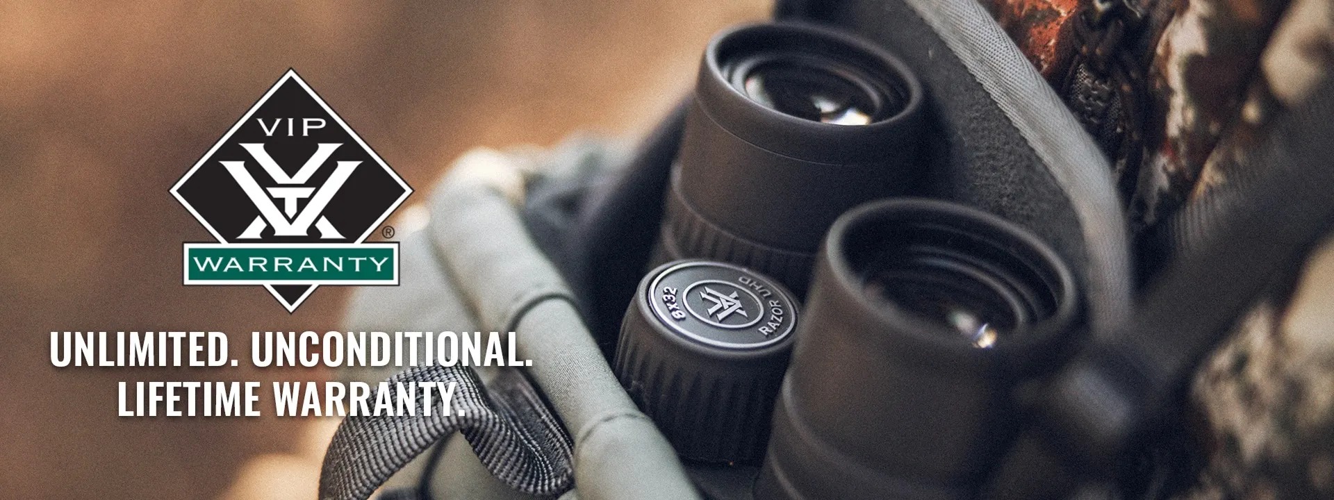 Vortex VIP Warranty — Unlimited. Unconditional. Lifetime Warranty.
