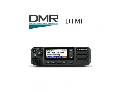 Radiostanice vozidlová digitální MOTOROLA DTMF4600E VHF + tlačítkový mikrofon