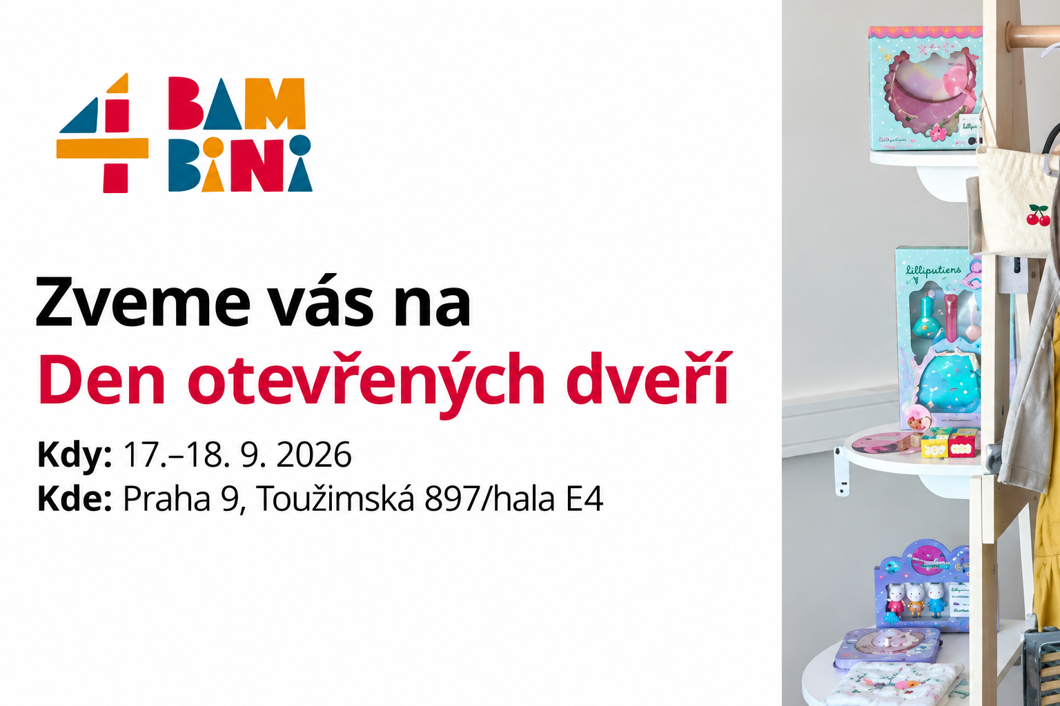 Newsletter 4bambini 2. září 2026 - Den otevřených dveří