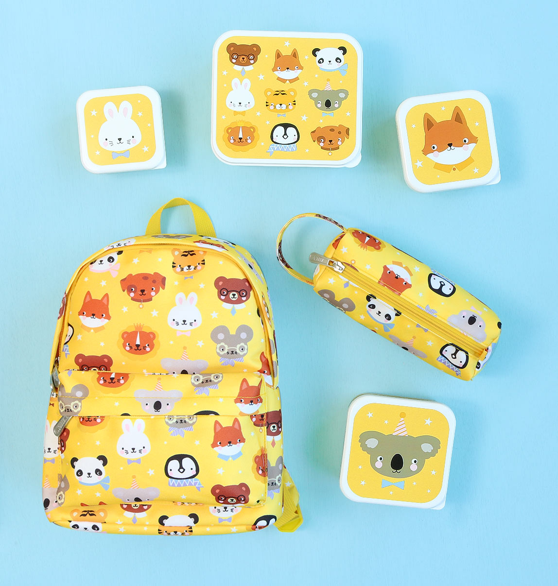 SBSEAF81-LR-9-Lunch-&-snack-box-set-Animal-friends