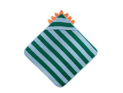 175377 Cotton hooded towel Dino lagoon 0