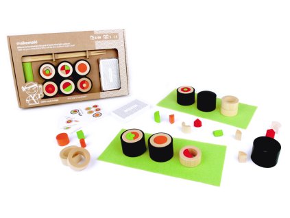 makemaki sushi wooden board game