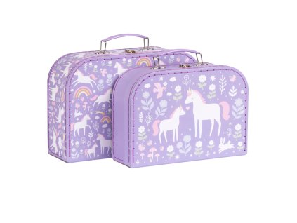 SCUDPU25 LR 1 suitcase set unicorn dreams