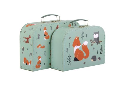 SCFOMI22 LR 1 Suitcase set of 2 Forest friends