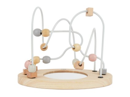 Bieco - Motorický labyrint se zrcátkem - růžová