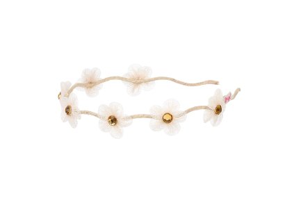 Souza! - Čelenka do vlasů Liyana s tylovými kvítky