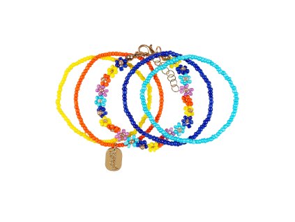 Souza! - Náramky Millie flower blue - 5 ks