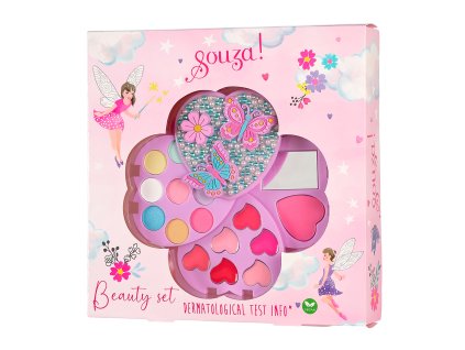 Souza! - Rozkládací dětská make-up sada – srdce