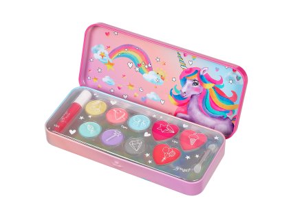 Souza! - Dětská make-up sada v plechovém pouzdře – jednorožec