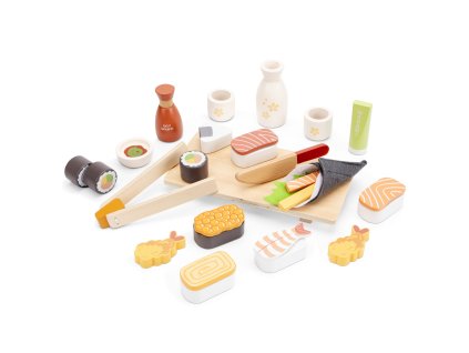 Dřevěná sada na přípravu sushi