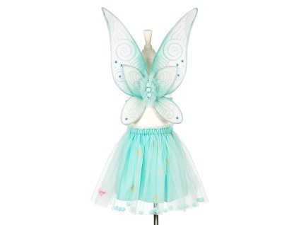 Souza! - dětský kostým – nastavitelná sukně a křídla – elfka Angelina – 3-5 let
