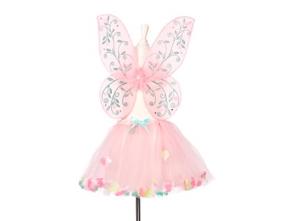 Souza! - dětský kostým – nastavitelná sukně a křídla – elfka Elody – 3-5 let