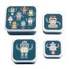 SBSERO86 LR 1 Lunch & snack box set Robots