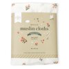 MULFPI01 LR 2 Muslin cloths set of 2 little flowers