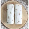 MULFPI01 LR 5 Muslin cloths set of 2 little flowers