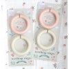 TRCLSC18 LR 8 Silicone teether Classic Strawberry Cream