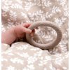 TRLETA21 LR 6 Silicone teether Leaves Taupe