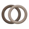 TRLETA21 LR 1 Silicone teether Leaves Taupe