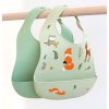 SBFFMI04 LR 7 Silicone bib set of 2 Forest friends