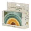 SISTSA02 LR 4 Rainbow stacking toy sage