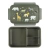 BBSAGR65 LR 3 Bento lunch box Savanna
