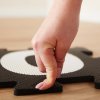 Bieco - Pěnová hrací podložka s abecedou - puzzle black & white - 26 ks