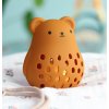 SIRABE04 LR 3 Silicone rattle Bear
