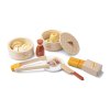Dřevěná dětská sada inspirovaná asijskou kuchyní dim sum