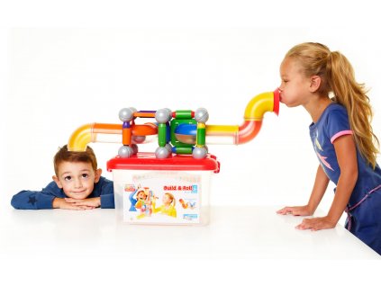 SmartMax - Kontajner guľôčkovou dráhou - 44 ks