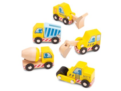 Súprava stavebných vozidiel - 5 ks