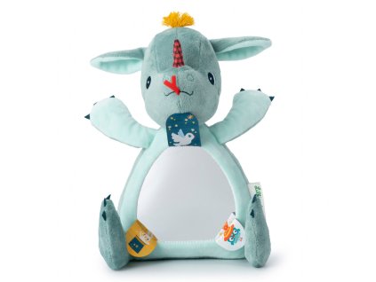 Lilliputiens – textilná hračka so zrkadielkom - dráčik Joe