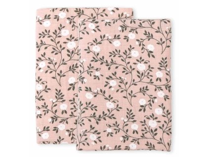 MUBLPI04 LR 1 Muslin cloth set of 2 blossom dusty pink