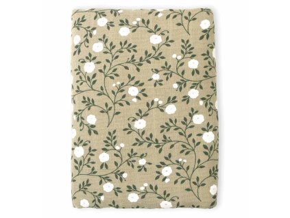 MUBLGR10 LR 1 Muslin cloth XL blossom dark sage