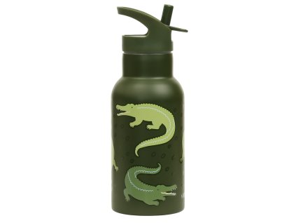 DBSSCR68 LR 1 Stainless steel drink bottle Crocodiles
