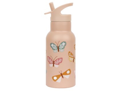 DBSSBU57 LR 1 Stainless steel drink bottle Butterflies