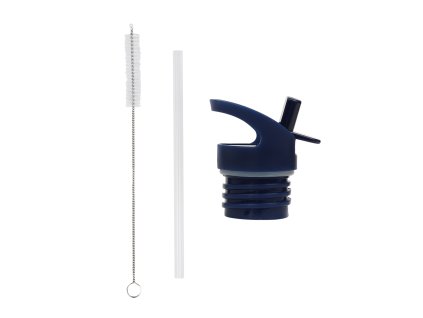 DBSSRE64 LR 1 Lid straw and brush set Strawberries