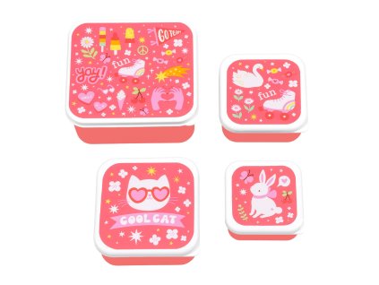 SBSEFU75 LR 1 Lunch & snack box set Fun