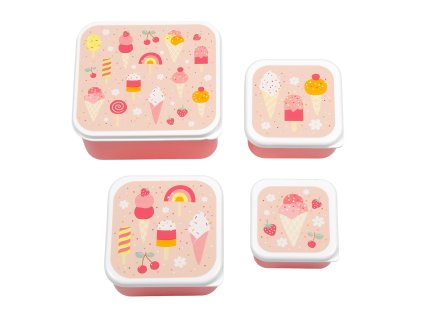 SBSEIC61 LR 1 Lunch & snack box set Ice cream