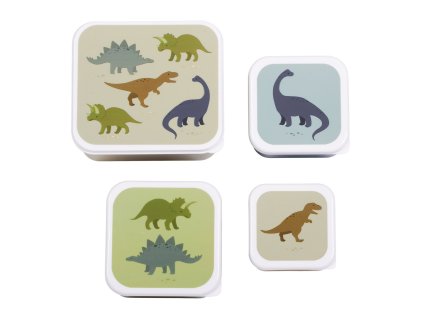 SBSEDI38 LR 1 Lunch & snack box set Dinosaurs