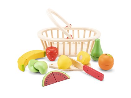 Súprava krájania - košík s ovocím