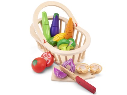 Súprava krájania - košík so zeleninou
